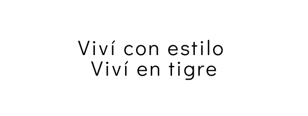 Viví con estilo Viví en tigre